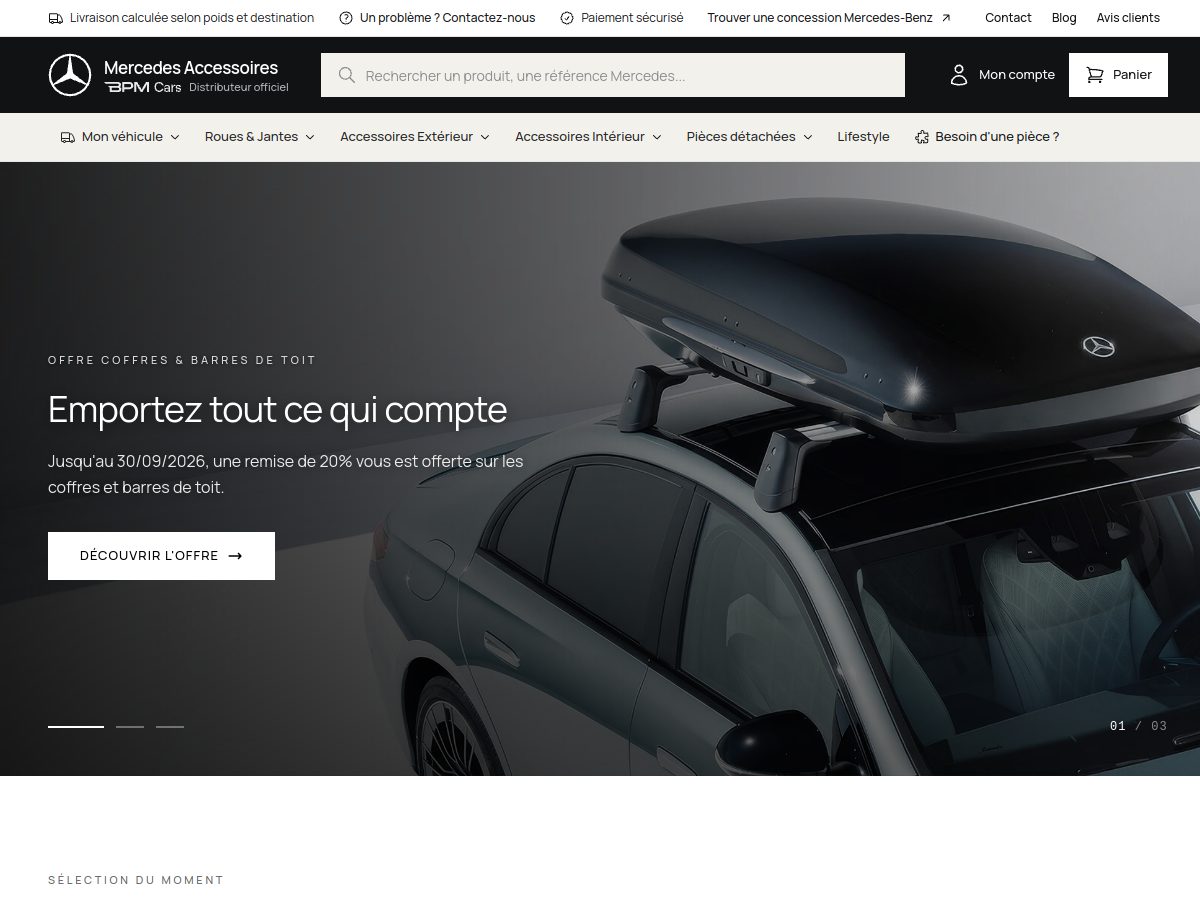 Accueil de mercedes-accessoires.fr