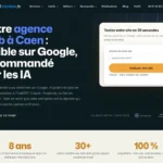 Accueil du site de l'agence web Digital Stentor à Caen, création de site internet