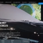 Page d'accueil de groupemet.fr, site internet d'un distributeur Mercedes-Benz en Normandie créé par Charly Duguey